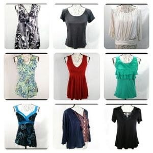 EUC 9 pc. Size X-small top bundle